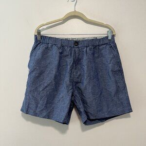 Chubbies Chambray Blue 5.5 Inch Regular Fit Shorts Size XL